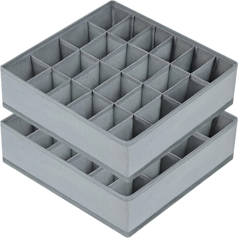 Sock Organizer Tray - Lot de 2 organiseurs de chaussettes