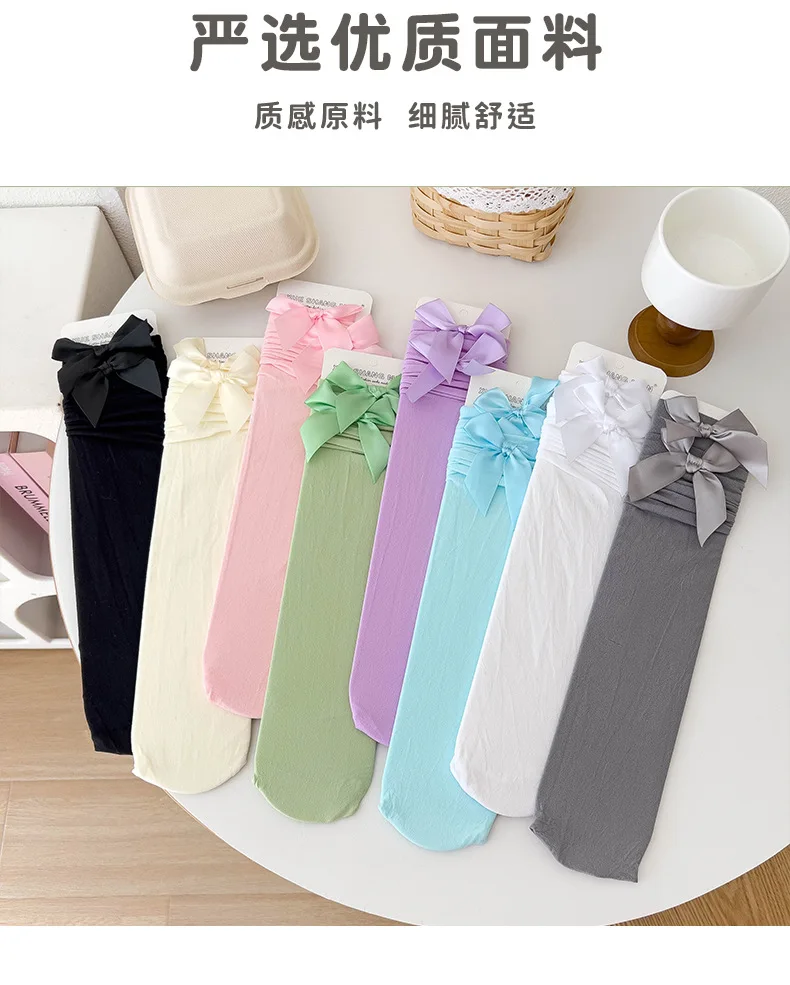 Thigh High Sock Stay Up - Bas pour filles, collants, chaussettes Lolita
