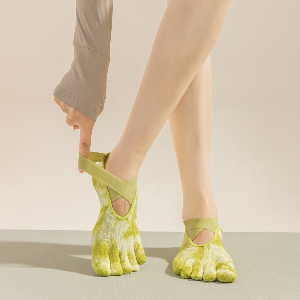 Toe Sock Split - Chaussettes de yoga à cinq doigts