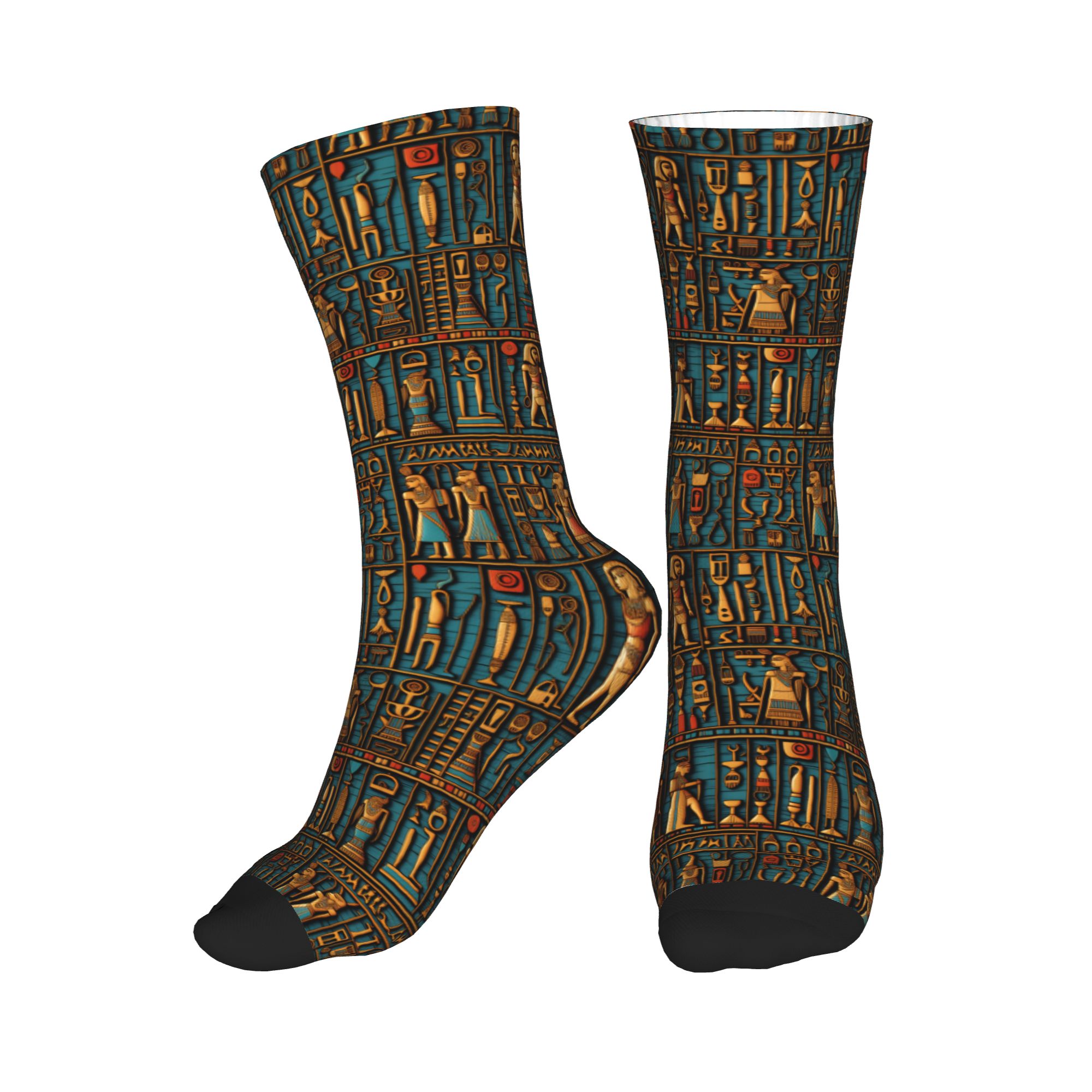 Dress Sock Men - Chaussettes unisexes à motif artistique avec
