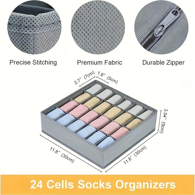 Boîte de rangement pliable à 2 - Sock Organizer Tray avis et prix