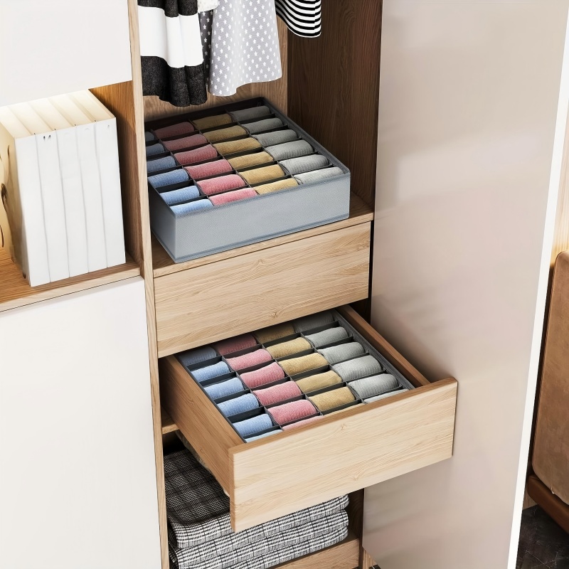 Boîte de rangement pliable à 2 - Sock Organizer Tray avis et prix