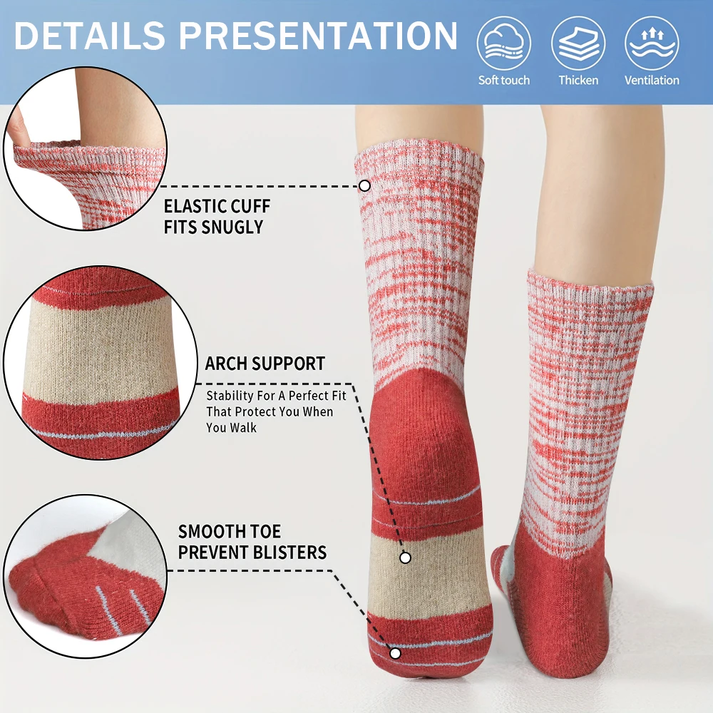5 paires de chaussettes d'hive - Wool Hiking Sock avis et prix