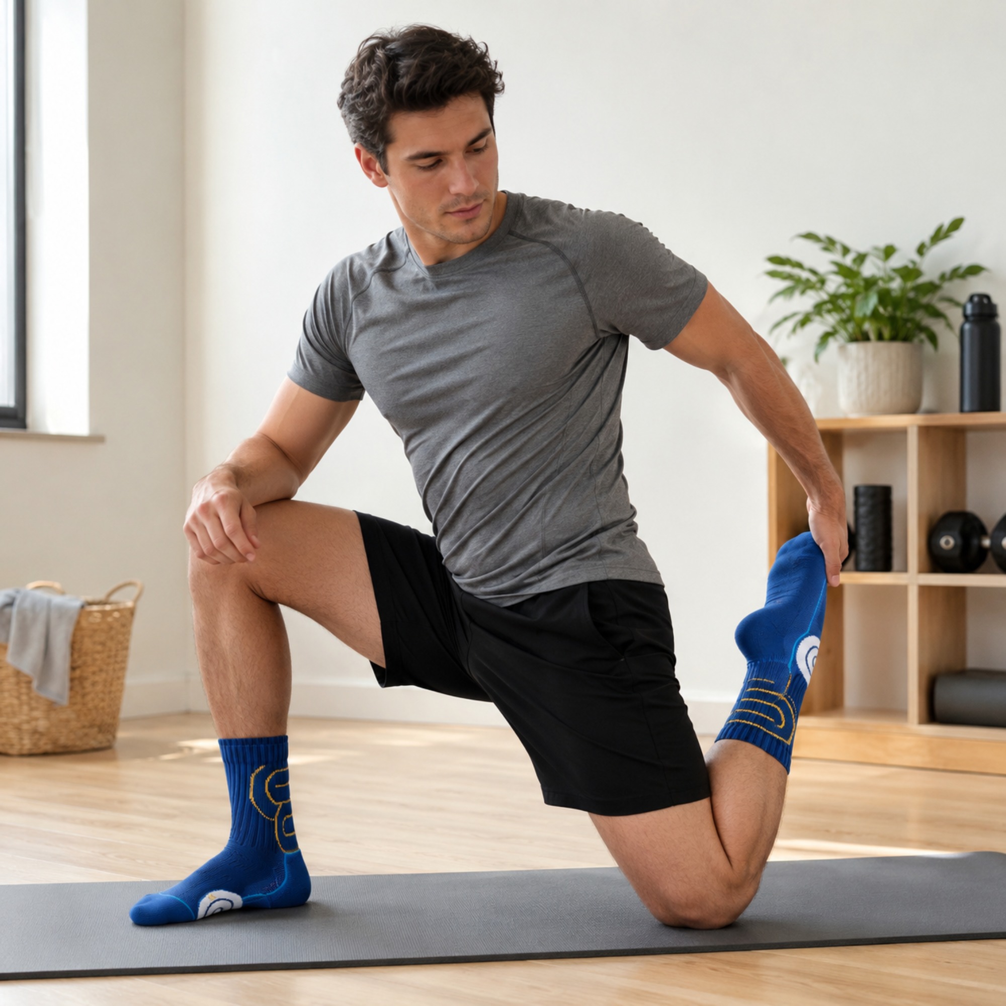 1/2 paires de chaussettes de c - Athletic Sock Cushion avis et prix